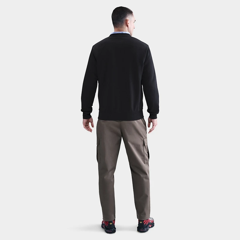 Nike Club Fleece Crew Black / White
