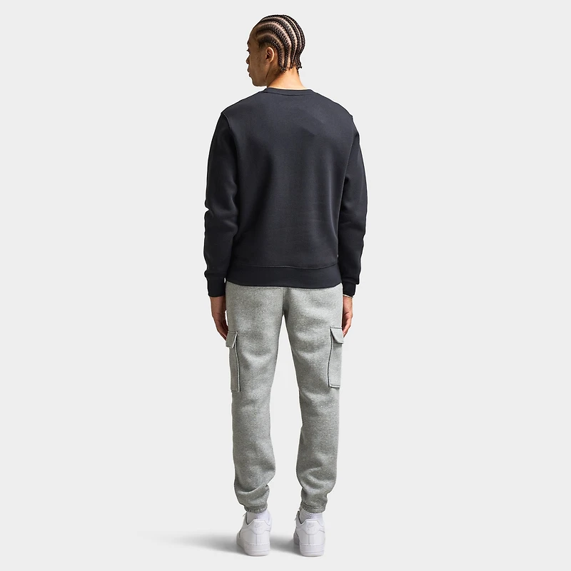 Nike Club Fleece Crew Black / White