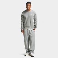 Nike Club Crew Dark Grey Heather / White