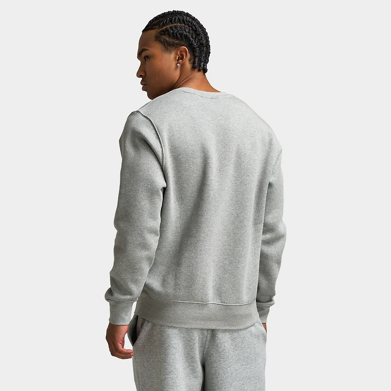 Nike Club Crew Dark Grey Heather / White