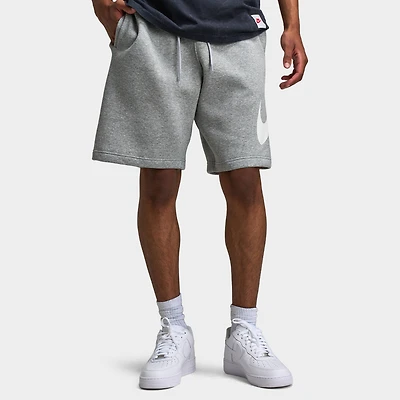 Nike Club Brushed Fleece Shorts Dark Heather Grey / Light Smoke