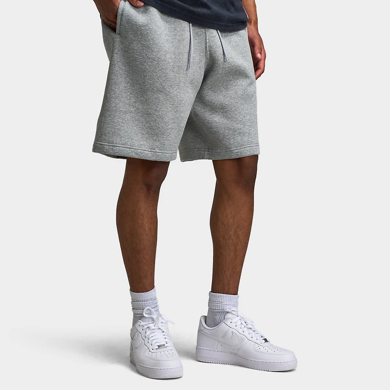 Nike Club Brushed Fleece Shorts Dark Heather Grey / Light Smoke