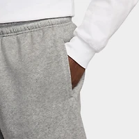 Nike Club Brushed Fleece Shorts Dark Heather Grey / Light Smoke - White