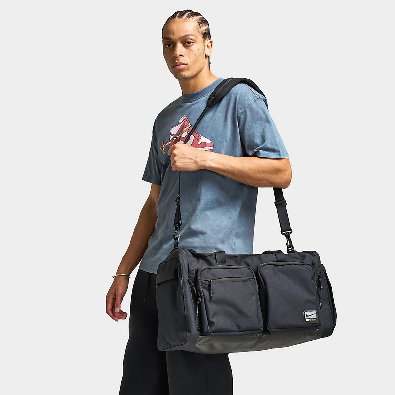 Nike Utility Power 2.0 Duffle Bag Medium (51L) Black / Black - White