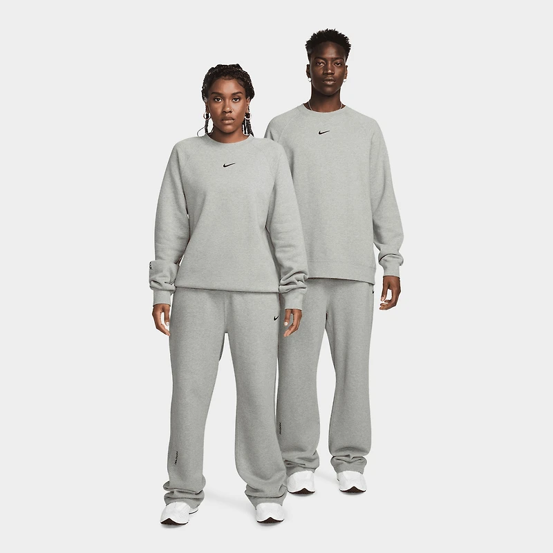 Nike NOCTA Fleece CS Crewneck Dark Grey Heather / Black