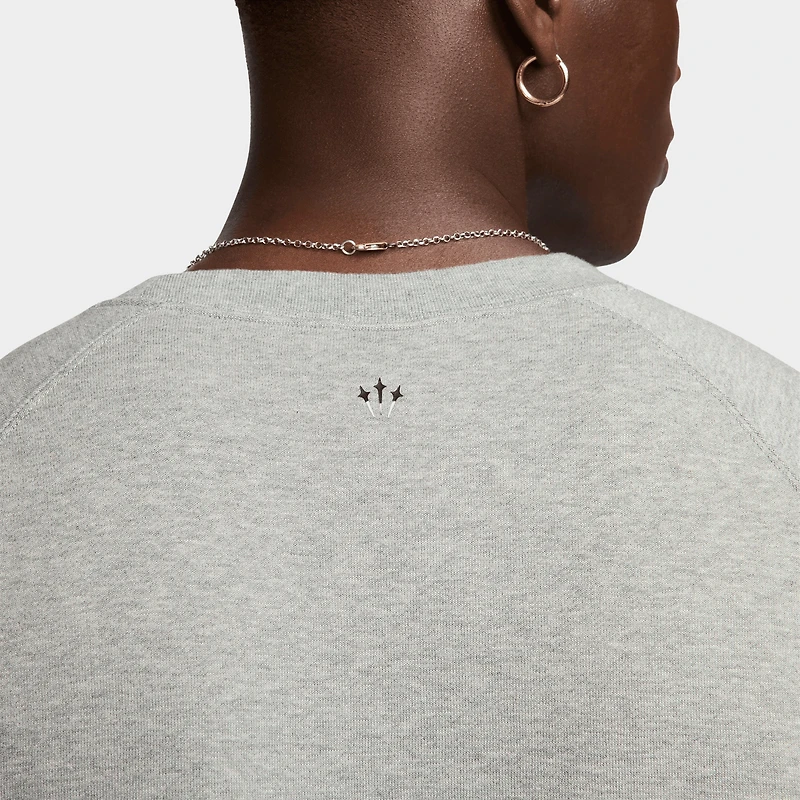 Nike NOCTA Fleece CS Crewneck Dark Grey Heather / Black