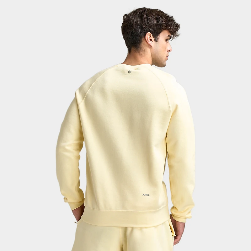 Nike NOCTA Fleece Chandail Crew Hommes albâtre / platine