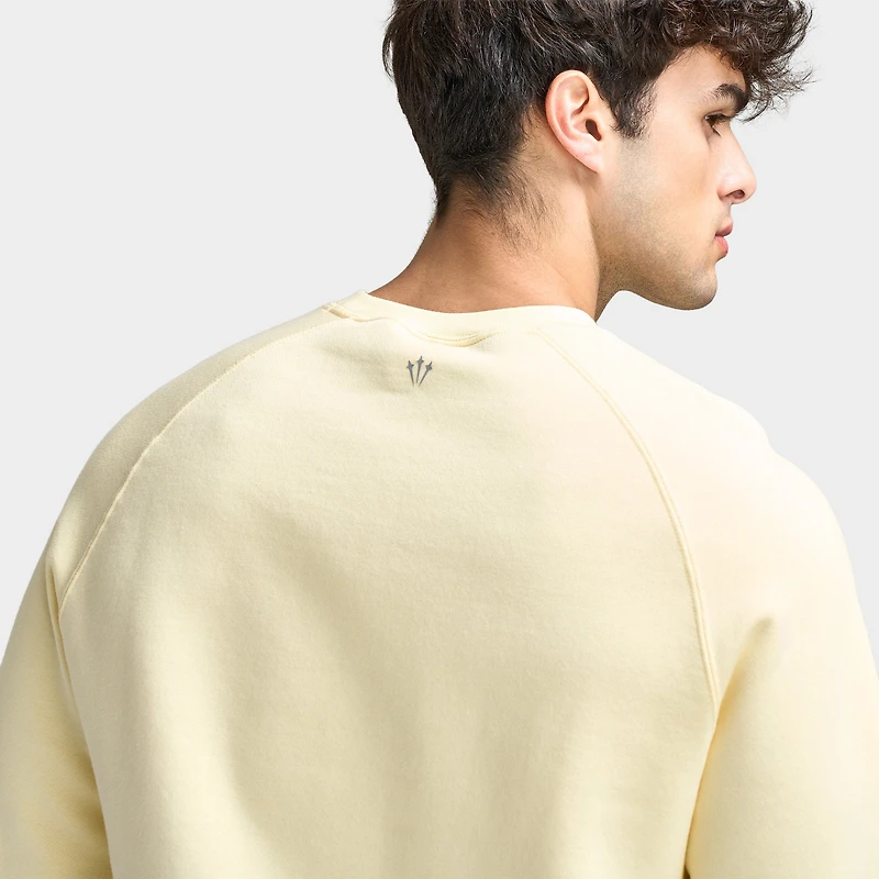 Nike Men's NOCTA Fleece Crew Sweatshirt Alabaster / Platinum Tint