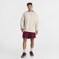 Nike NOCTA CS Cardinal Fleece Crewneck Light Orewood Brown / Team Red