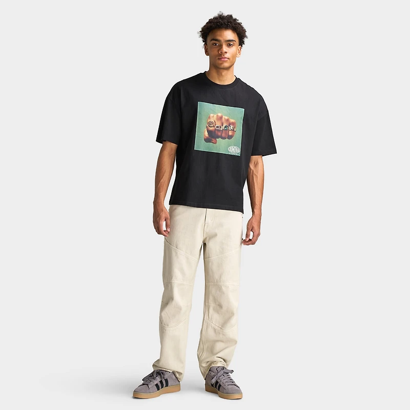 Criminal Damage Fist Of Gold T-Shirt / Black