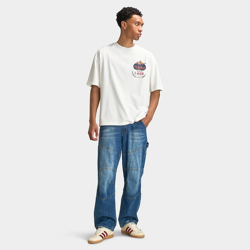Criminal Damage Hommes Franlin Pantalon / Bleu moyen