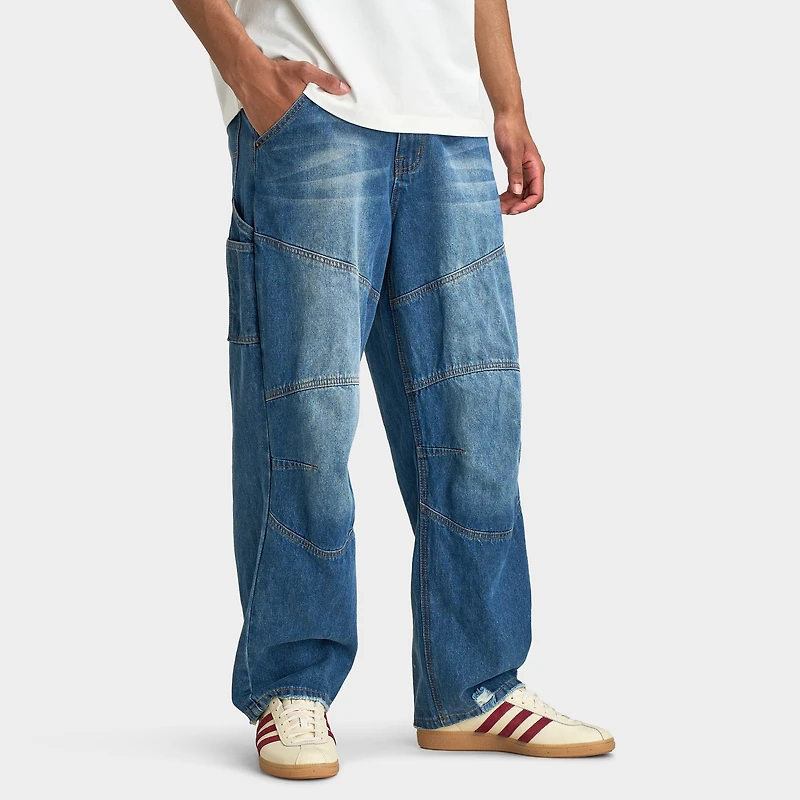 Criminal Damage Hommes Franlin Pantalon / Bleu moyen