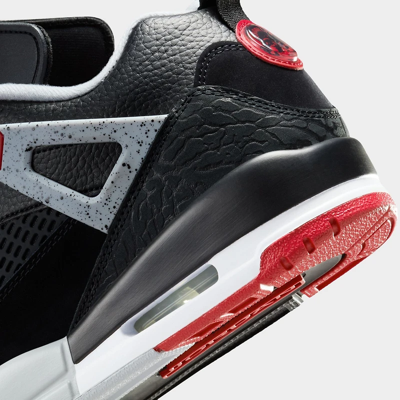 Jordan Spizike Low Noir / Rouge gym