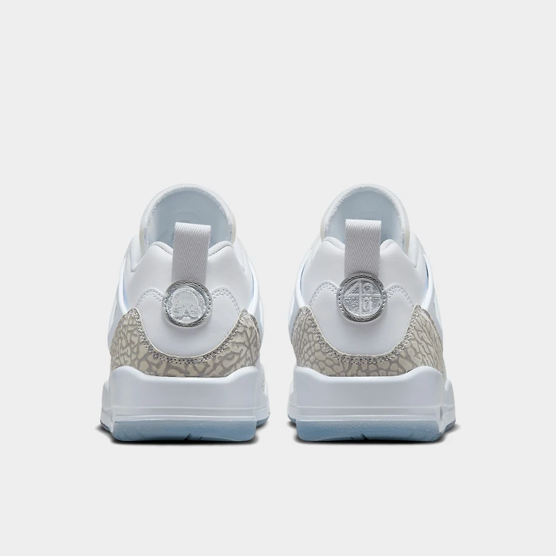 Jordan Spizike Low White / Neutral Grey - Metallic Silver