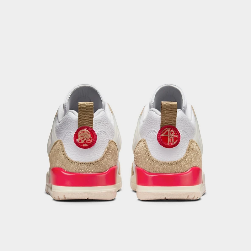 Jordan Spizike Low White / Fire Red - Desert Camo
