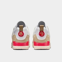 Jordan Spizike Low White / Fire Red - Desert Camo