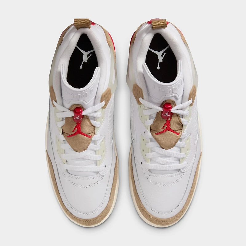 Jordan Spizike Low White / Fire Red - Desert Camo