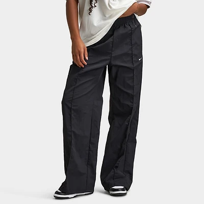 Nike Sportswear Women's Woven Mid-Rise Pants Black / White