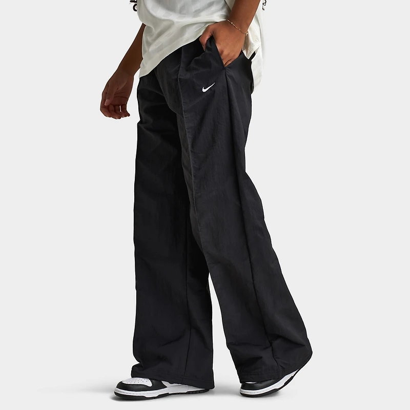 Nike Sportswear Women's Woven Mid-Rise Pants Black / White
