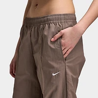 Nike Sportswear Women's Mid-Rise Open-Hem Pants Mink Brown / White
