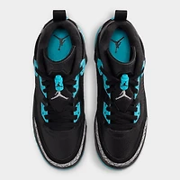 Jordan Spizike Low GS Noir / Gris Loup - Bleu Gamma