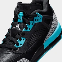 Jordan Spizike Low GS Noir / Gris Loup - Bleu Gamma
