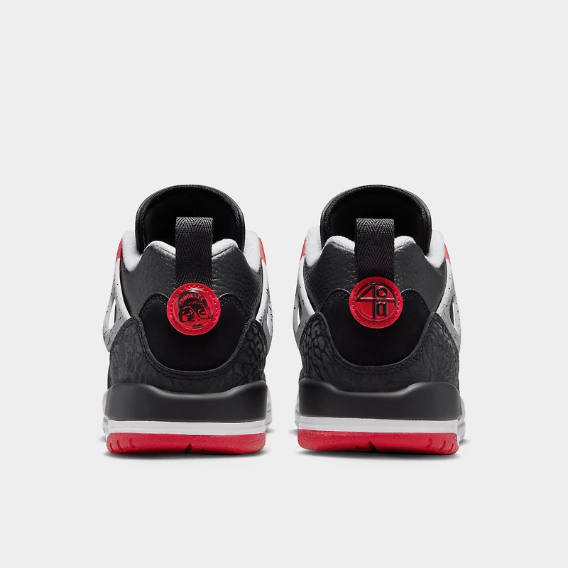Jordan Spizike Low GS Noir / Rouge Université - Gris Loup
