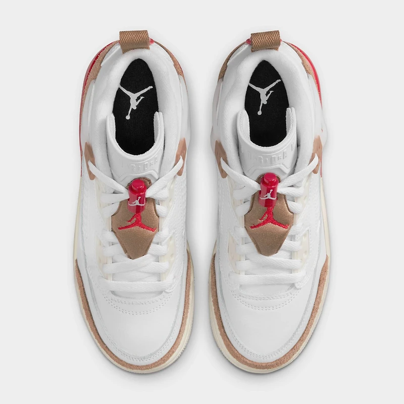 Jordan Spizike Low GS Blanc / Rouge feu - Camouflage désert