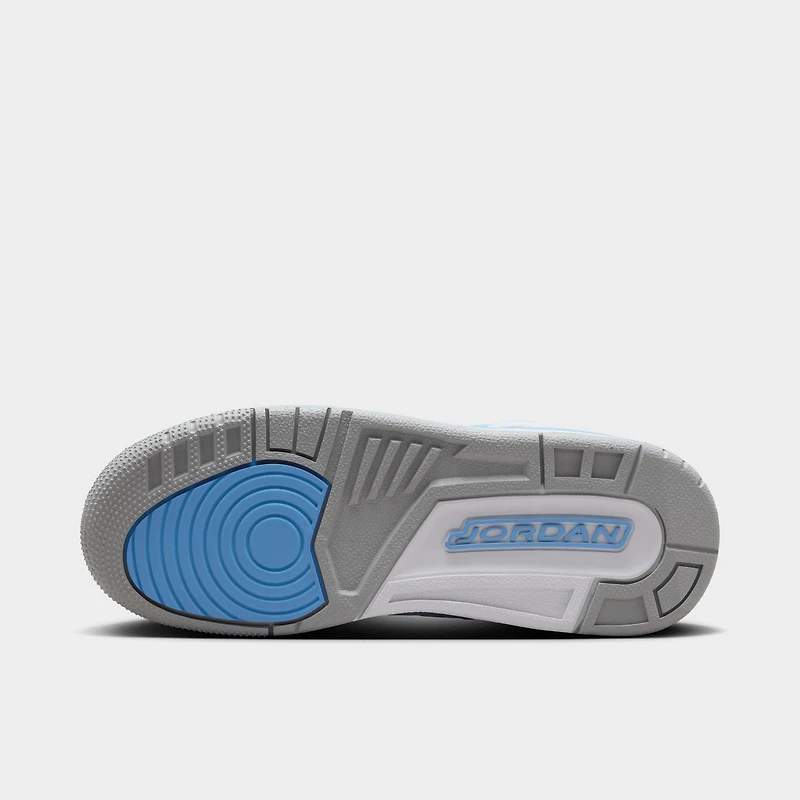 Jordan Spizike Low GS Blanc / Bleu Université - Gris Loup