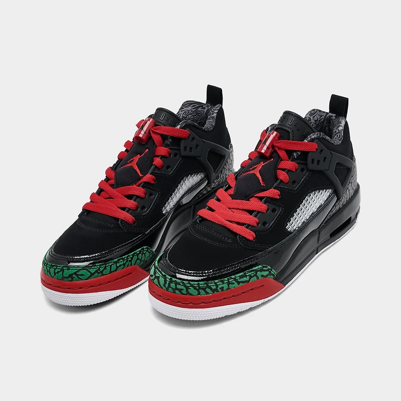 Jordan Spizike Low GS Black / Varsity Red - Classic Green
