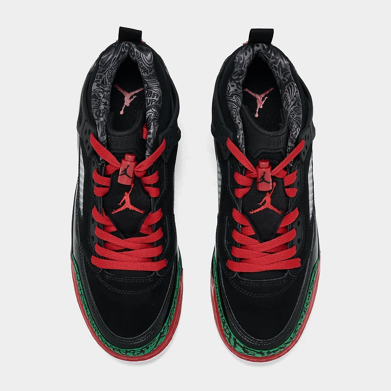 Jordan Spizike Low GS Black / Varsity Red - Classic Green