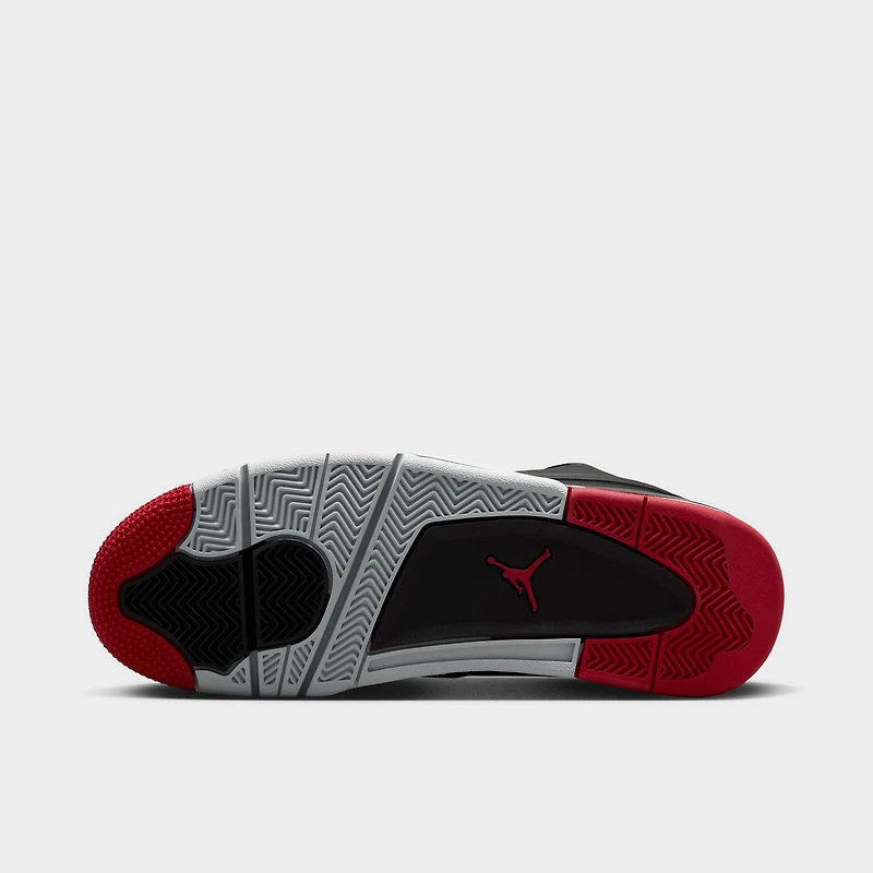 Jordan 4 RM Black / Varsity Red - Wolf Grey