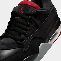 Jordan 4 RM Black / Varsity Red - Wolf Grey