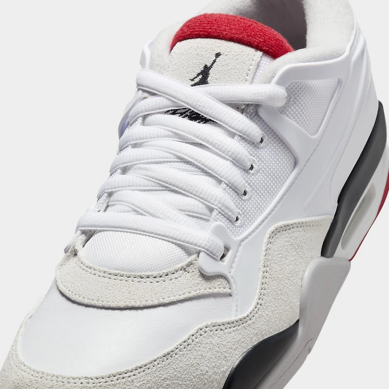 Jordan 4 RM White / Varsity Red - Black