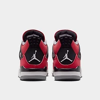 Jordan 4 Rétro GS Rouge Feu / Blanc - Noir