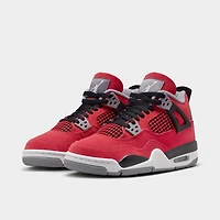 Jordan 4 Rétro GS Rouge Feu / Blanc - Noir