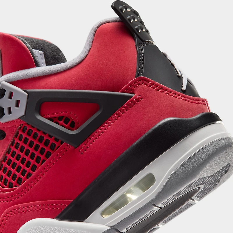 Jordan 4 Rétro GS Rouge Feu / Blanc - Noir