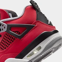Jordan 4 Rétro GS Rouge Feu / Blanc - Noir