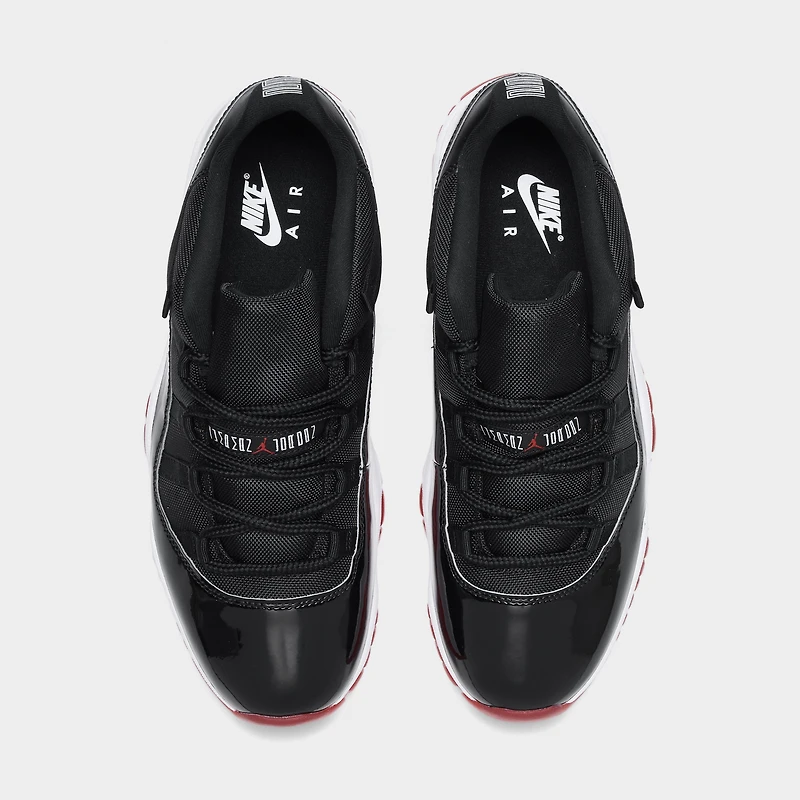 Jordan 11 Retro Low Black / Varsity Red - White