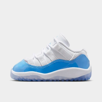 Jordan 11 Low Retro TD Blanc / Bleu Universitaire - Noir