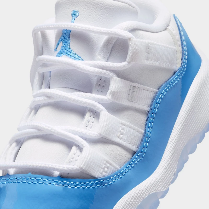 Jordan 11 Low Retro TD Blanc / Bleu Universitaire - Noir
