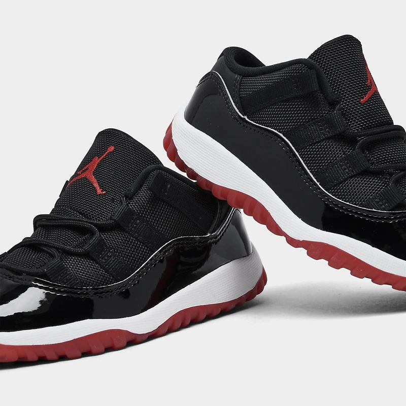 Jordan 11 Retro Low TD Black / Varsity Red - White
