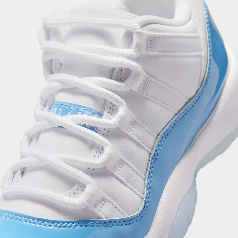 Jordan 11 Low Retro GS Blanc / Bleu universitaire - Noir