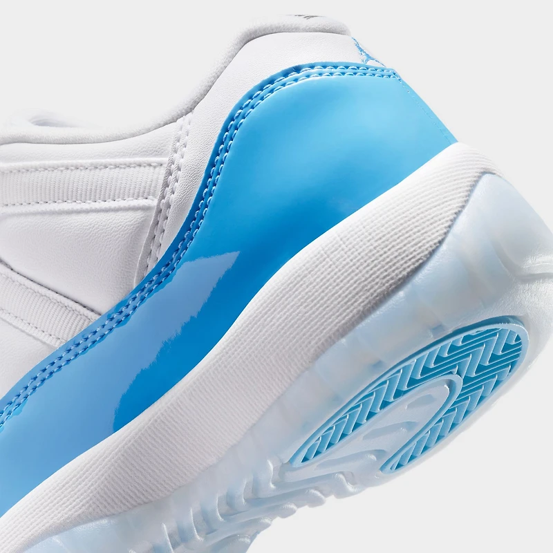 Jordan 11 Low Retro GS Blanc / Bleu universitaire - Noir