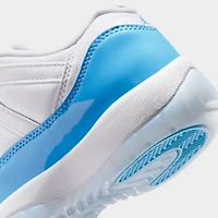 Jordan 11 Low Retro GS Blanc / Bleu universitaire - Noir