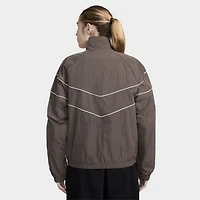 Nike Windrunner Women's Loose UV Woven Full Zip Jacket Ironstone / White