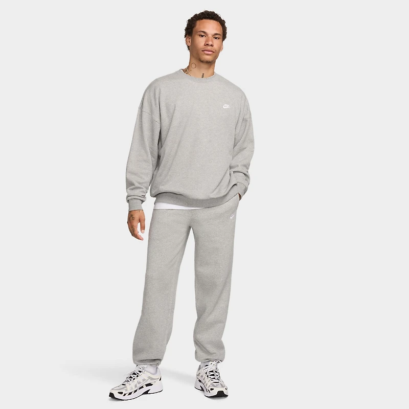 Nike Sportswear Club Fleece Bungie Pants Dark Grey Heather / White