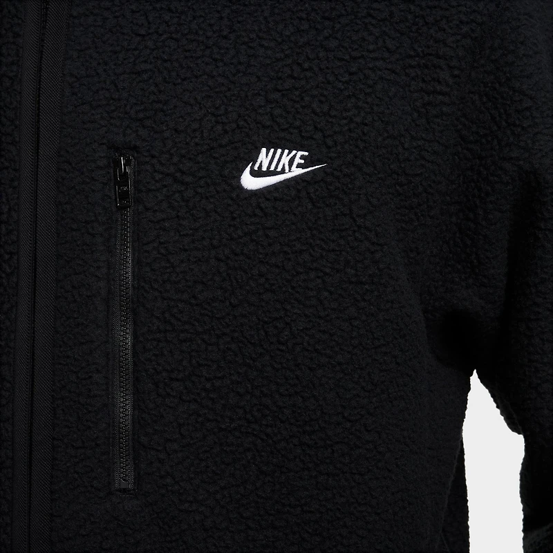 Nike Sportswear Club Fleece Jacket Black / White