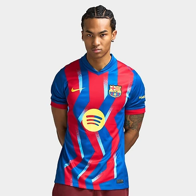 Nike Dri-FIT Men's F.C. Barcelona Stadium Home Football Replica Shirt