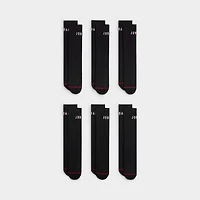 Jordan Everyday Crew Socks (6 Pack) / Black
